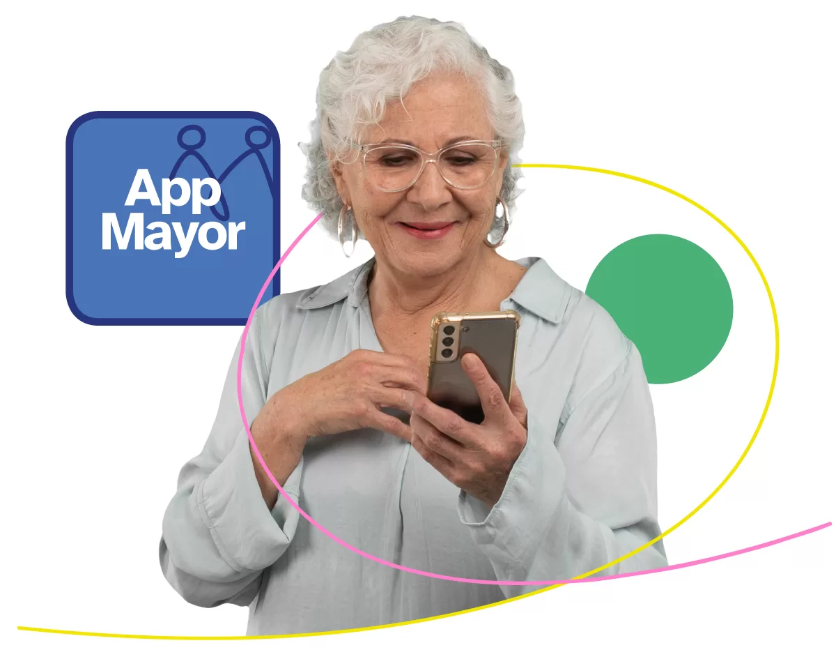 Los beneficios de los teléfonos inteligentes para personas mayores