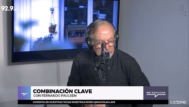 Fernando Paulsen en Radio La clave entrevistando a Eduardo Toro, director ejecutivo de Conecta Mayor