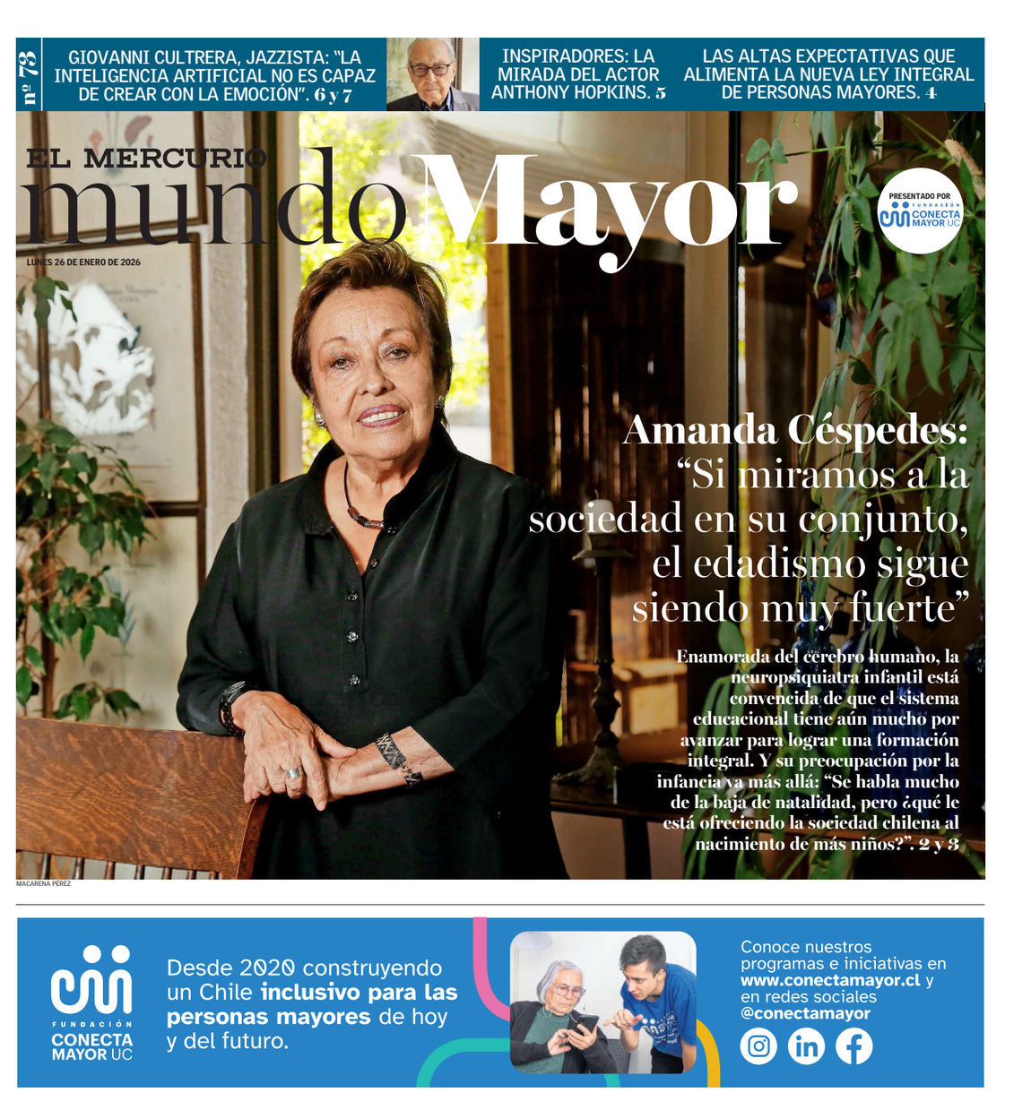 Revista Mundo Mayor 73 Amanda Cespedes