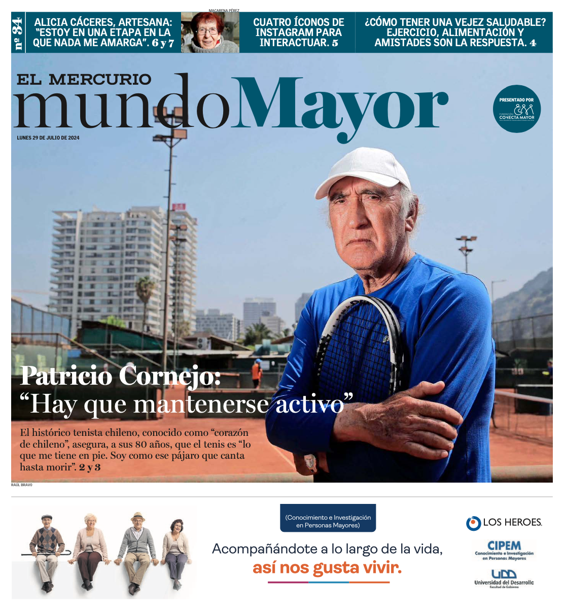 Portada Mundo Mayor 34 con Patricio Cornejo