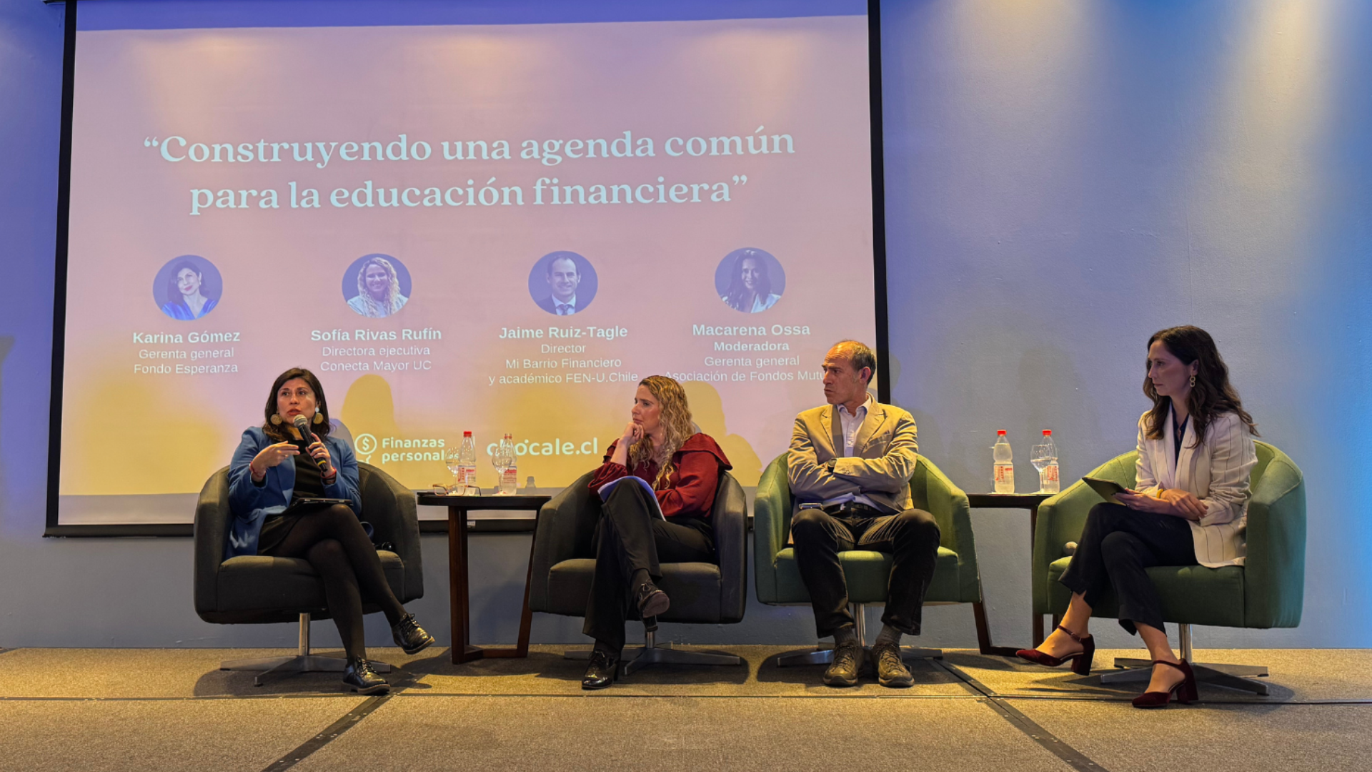 Endef encuentro educación financiera conecta mayor uc sofia rivas